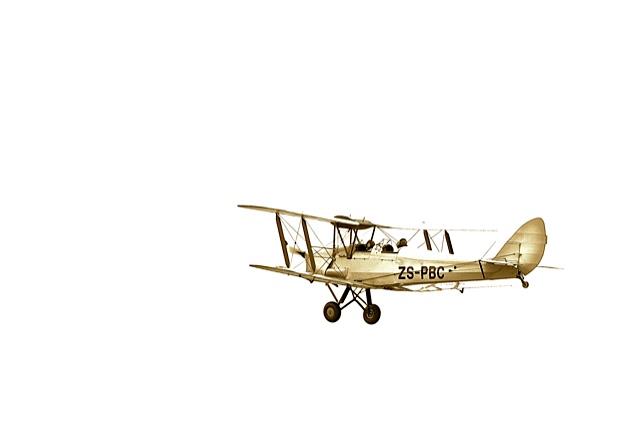 Vintage biplane